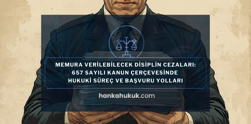 657 sayılı Devlet Memurları Kanunu çerçevesinde uyarma, kınama, aylıktan kesme, kademe ilerlemesinin durdurulması ve devlet memurluğundan çıkarma