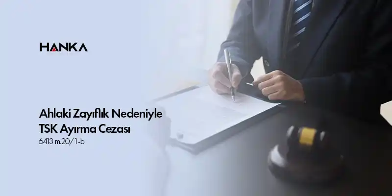 Ahlaki Zayiflik Nedeniyle TSK Ayirma Cezasi