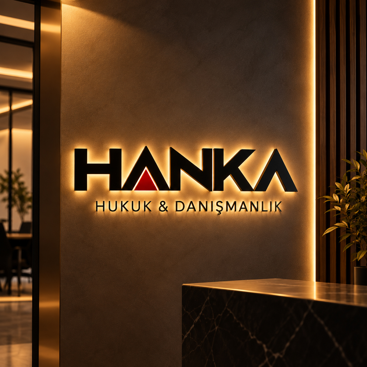 Hanka Hukuk Logo Mockup